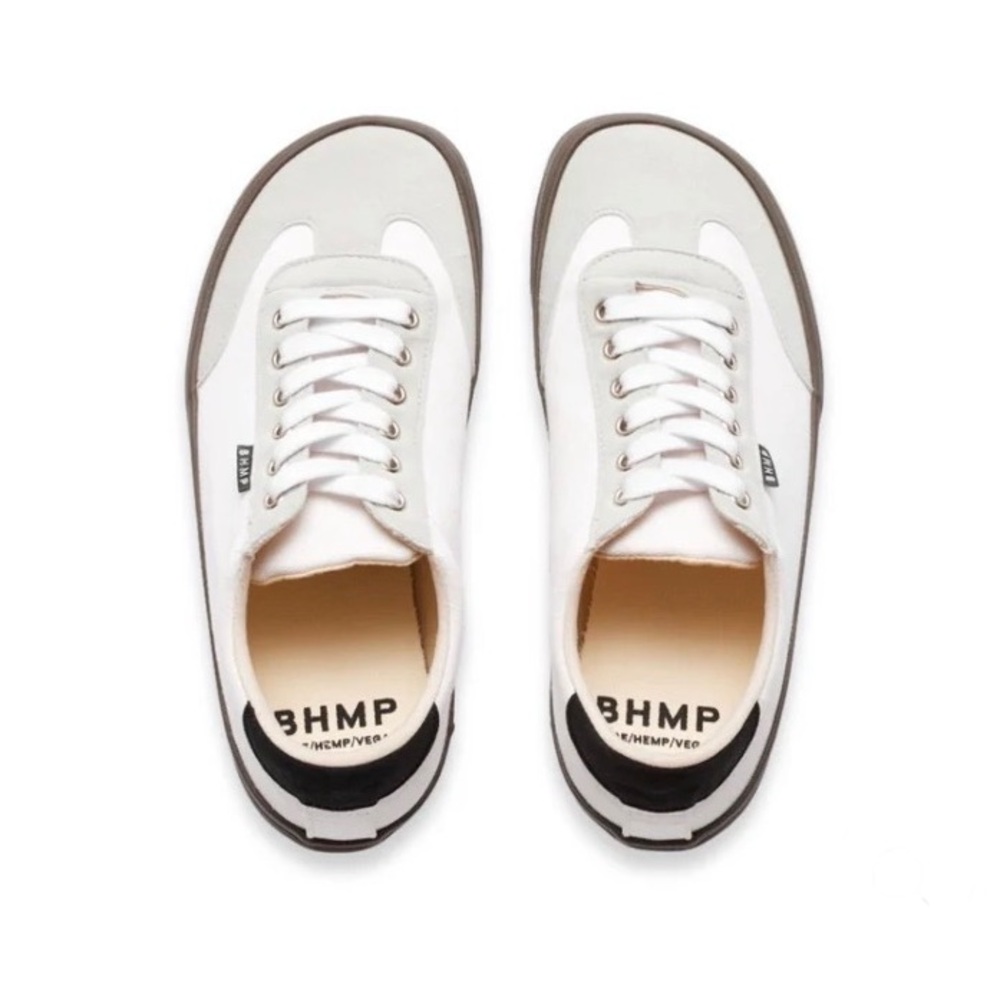 Bohempia White and grey barefoot wide hemp canvas women Shoes